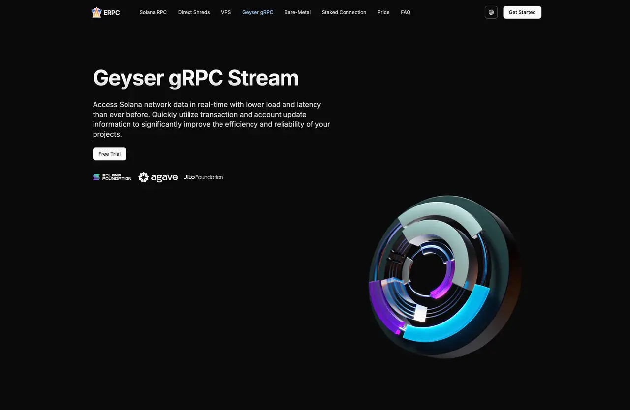 ERPC Solana Geyser gRPC