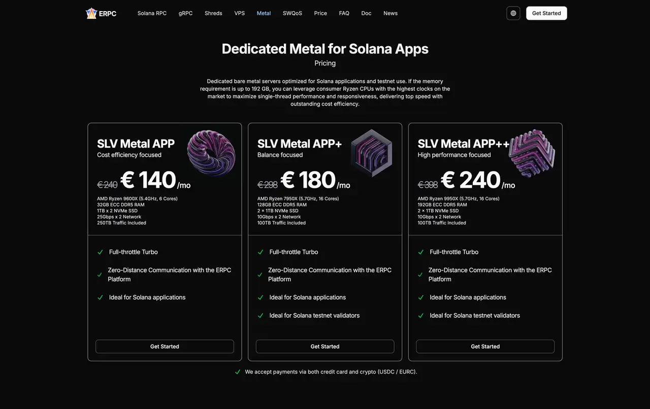 Dedicated Metal Servers for Apps
