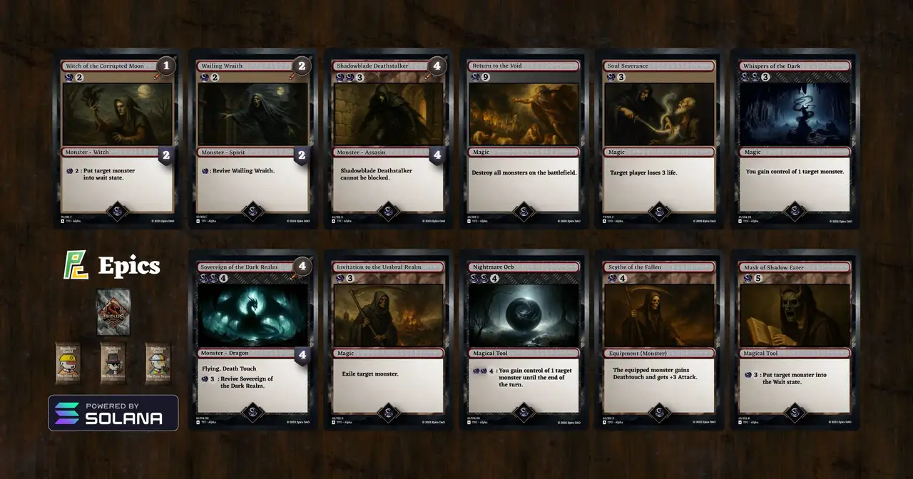 Featured Dark Cards