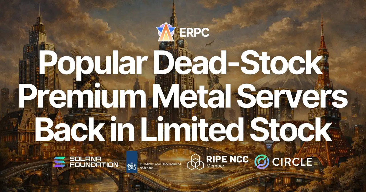 ERPC: Popular Dead-Stock Premium Bare Metal 7950X Now Back in Limited Stock — Available in Frankfurt, Amsterdam, New York, Singapore, and Tokyo