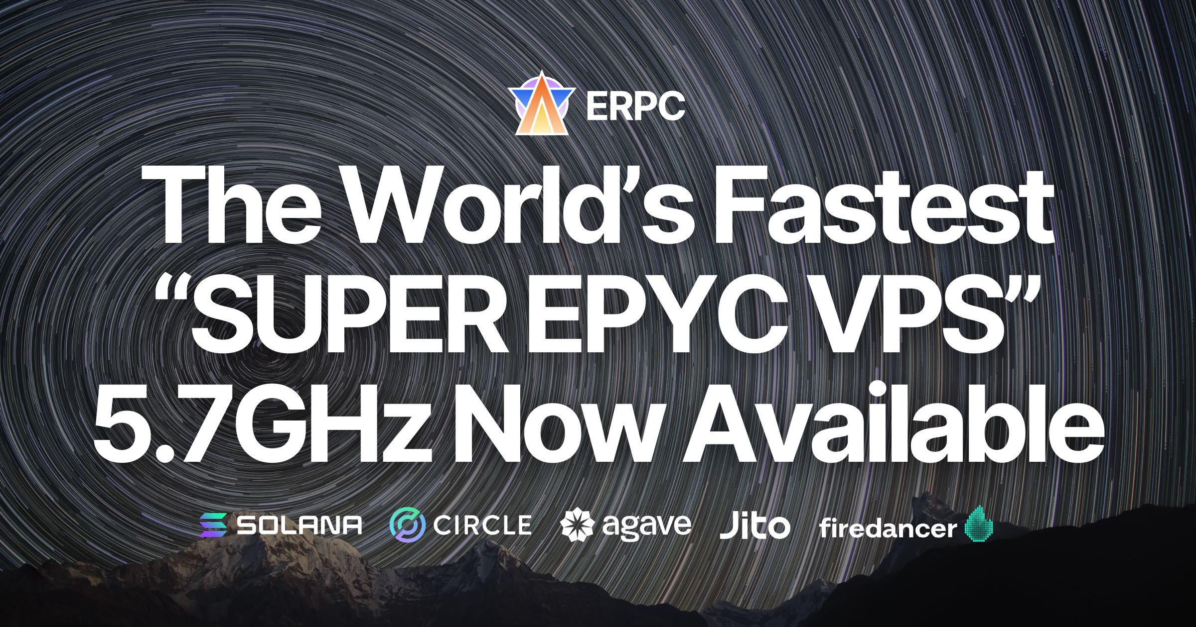 ERPC Releases the World’s Fastest Clock Speed 5.7GHz “SUPER EPYC VPS” for Solana, Now Available in Frankfurt