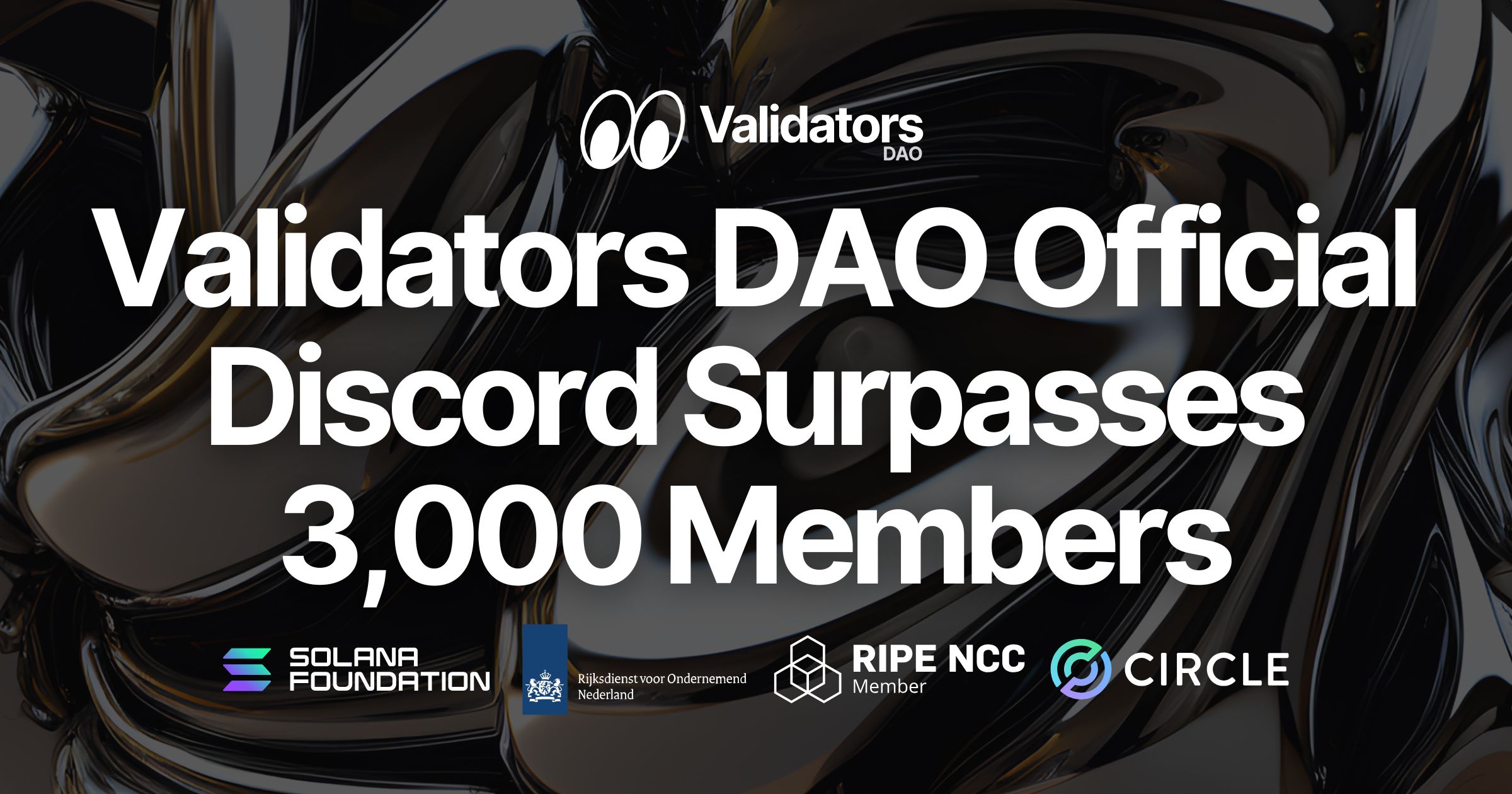 Validators DAO Official Discord Surpasses 3,000 Members in Its First Year